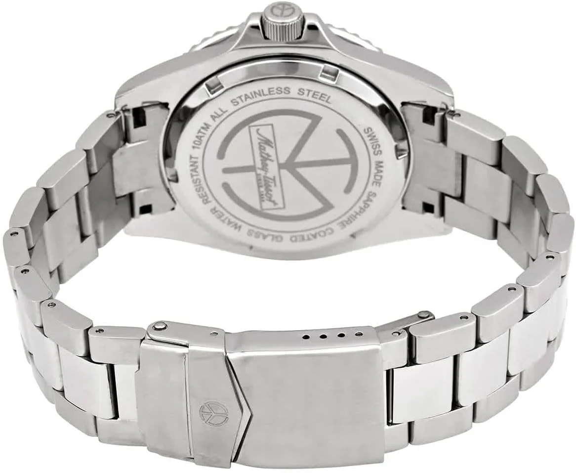 ساعت مچی مردانه متِی تیسو Mathy Vintage کوارتز 42 میلیمتری با صفحه بنفش مدل H908AVL، موتور کوارتز ساعت مچی مردانه متِی تیسو Mathy Vintage کوارتز 42 میلیمتری با صفحه بنفش مدل H908AVL، موتور کوارتز