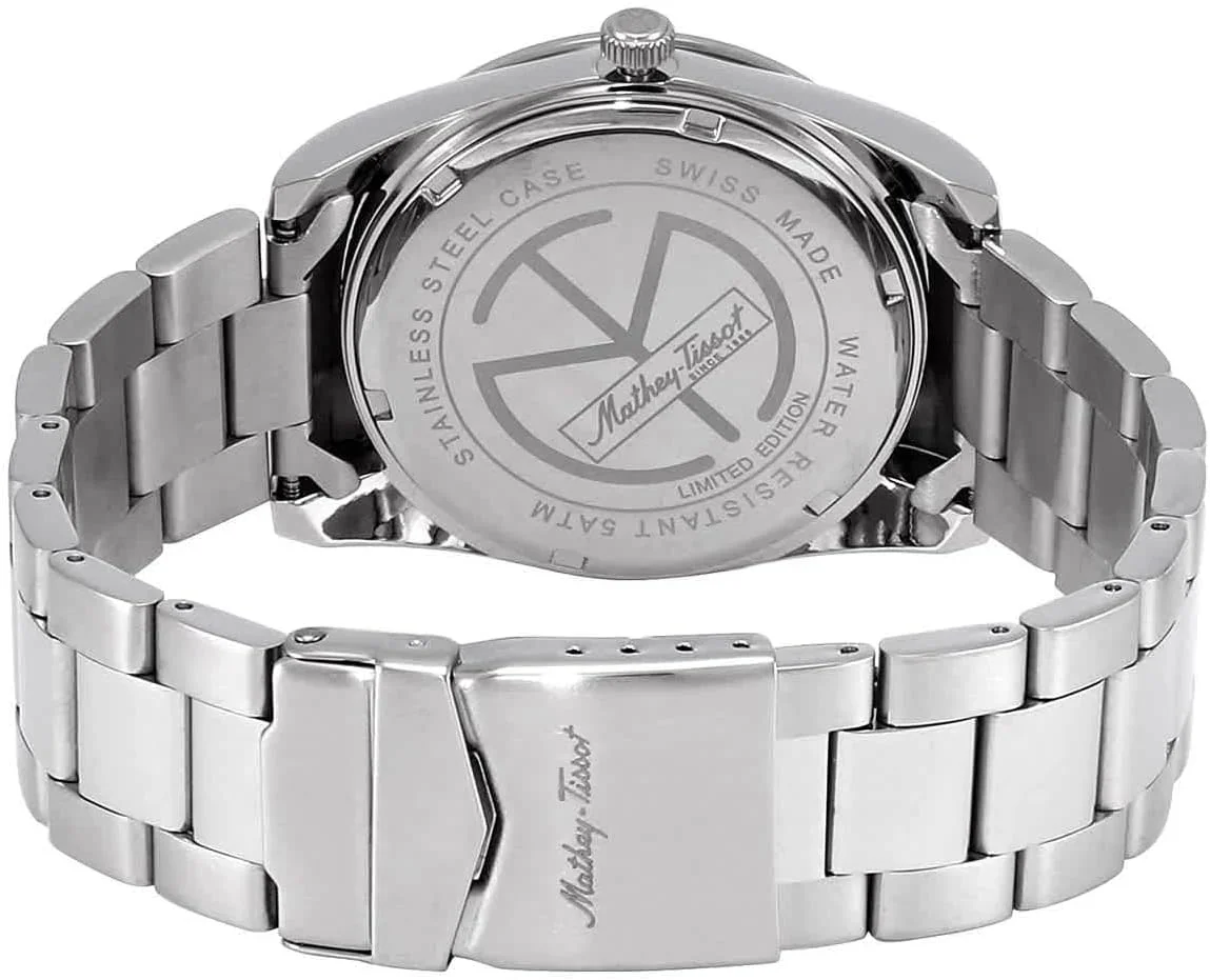 ساعت مچی مردانه متِی تیسو مدل Vintage Chronograph با صفحه سفید و موتور کوارتز H901CHAI