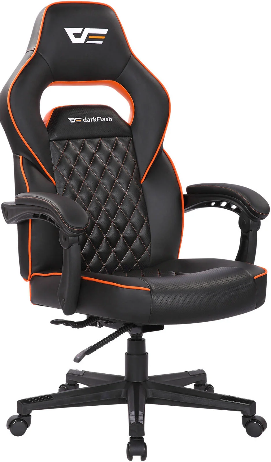صندلی گیمینگ سری DarkFlash RC300 Butterfly-Function، فوم پلی یورتان، دسته قابل تنظیم، چرخ 50 میلی متری PU + نایلون، بالابر گازی کلاس 4، پشتی صندلی با قابلیت خم شدن 150 درجه، مشکی/نارنجی | RC300 صندلی گیمینگ سری DarkFlash RC300 Butterfly-Function، فوم پلی یورتان، دسته قابل تنظیم، چرخ 50 میلی متری PU + نایلون، بالابر گازی کلاس 4، پشتی صندلی با قابلیت خم شدن 150 درجه، مشکی/نارنجی | RC300