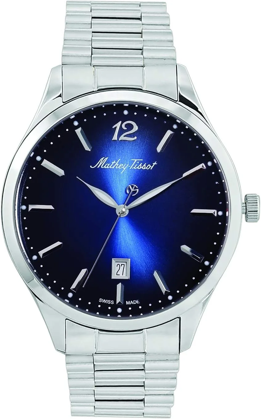 ساعت مچی مردانه متِی-تیسو مدل Urban کوارتز با صفحه آبی کد H411MABU