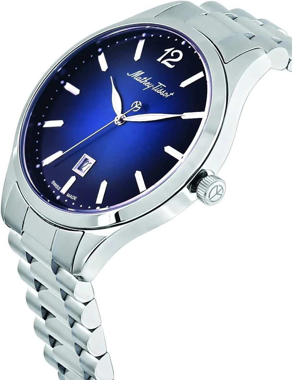 ساعت مچی مردانه متِی-تیسو مدل Urban کوارتز با صفحه آبی کد H411MABU ساعت مچی مردانه متِی-تیسو مدل Urban کوارتز با صفحه آبی کد H411MABU