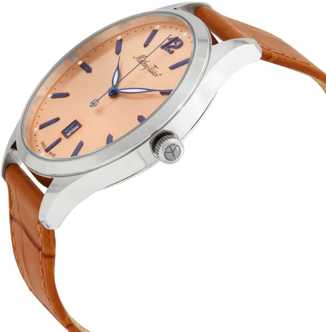 ساعت مچی مردانه متِی تیسو اوربان کوارتز با صفحه نارنجی مدل H411SAL ساعت مچی مردانه متِی تیسو اوربان کوارتز با صفحه نارنجی مدل H411SAL