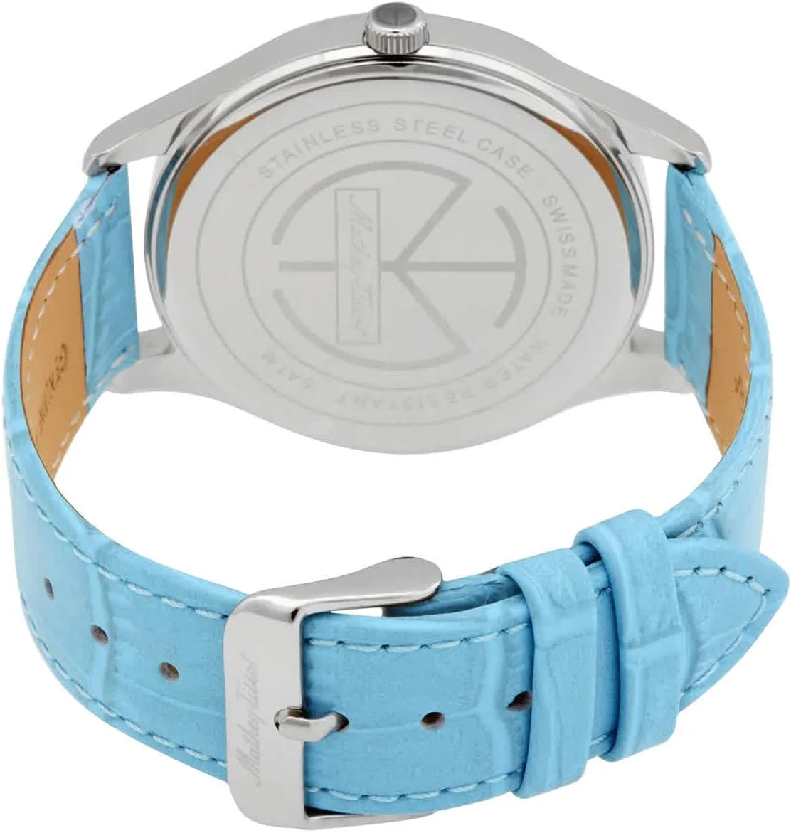 ساعت مچی مردانه متِی تیسو مدل Urban با صفحه آبی و بند چرمی آبی H411SKY