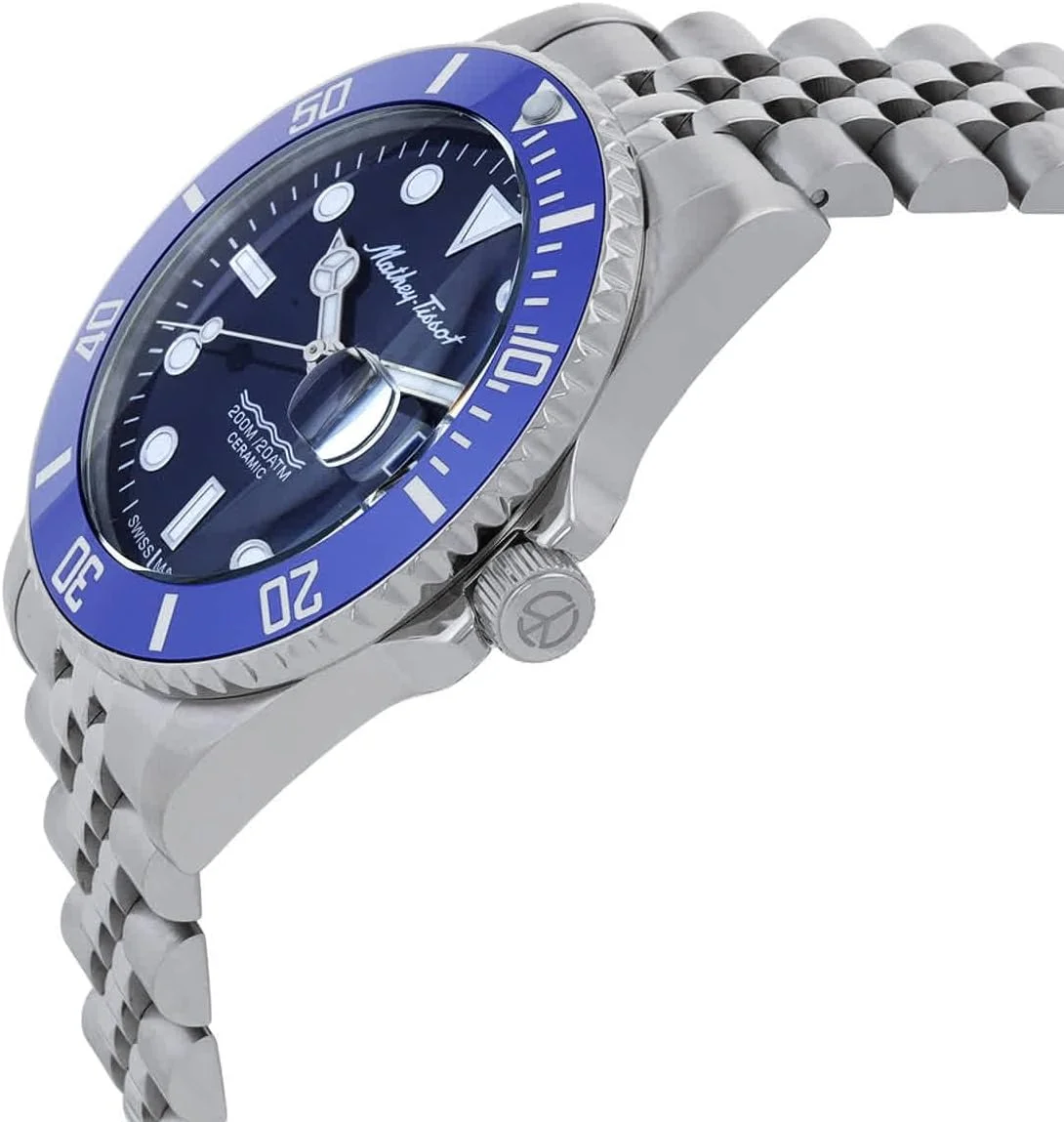 ساعت مچی مردانه متِی تیسو مدل Mathy Ceramic با صفحه آبی H901CRABU ساعت مچی مردانه متِی تیسو مدل Mathy Ceramic با صفحه آبی H901CRABU