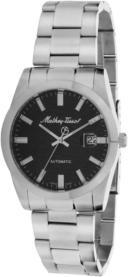 ساعت مچی مردانه اتوماتیک متی تیسوت مدل Mathy I با صفحه مشکی H1450ATAS ساعت مچی مردانه اتوماتیک متی تیسوت مدل Mathy I با صفحه مشکی H1450ATAS