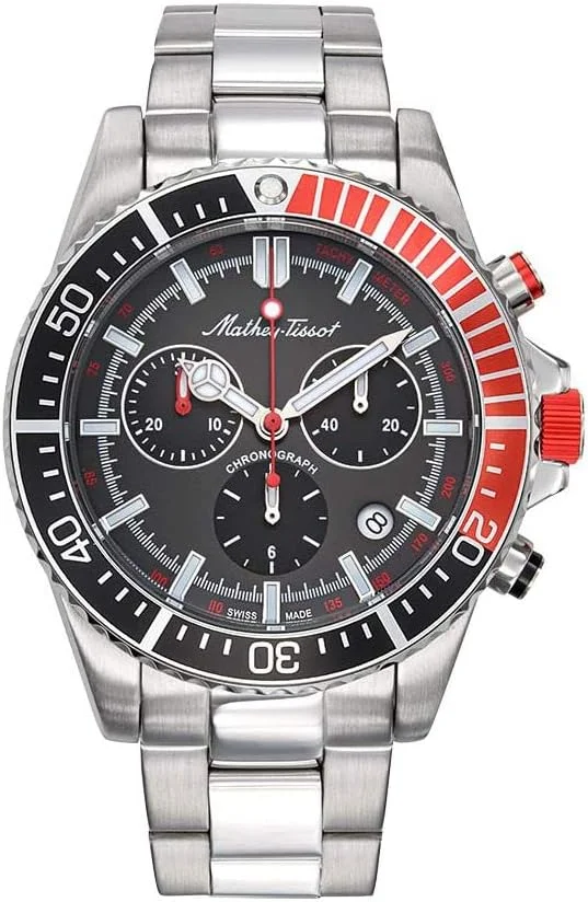 متی تیسو مردانه کلاسیک // H908CHRN، مشکی، موتور کوارتز