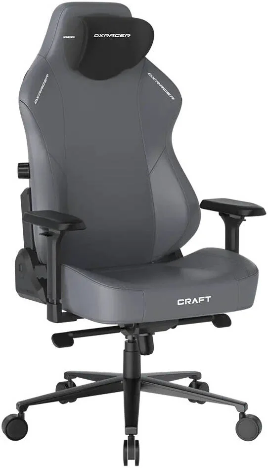 صندلی گیمینگ سری DXRacer Craft، پشتیبانی کمری یکپارچه دو بعدی، دسته های 4D، هیدرولیک کلاس 4، پشتیبانی از تکیه گاه پشتی 90 تا 135 درجه، سایز خیلی بزرگ، خاکستری | GC/XLCF23LTA/G صندلی گیمینگ سری DXRacer Craft، پشتیبانی کمری یکپارچه دو بعدی، دسته های 4D، هیدرولیک کلاس 4، پشتیبانی از تکیه گاه پشتی 90 تا 135 درجه، سایز خیلی بزرگ، خاکستری | GC/XLCF23LTA/G