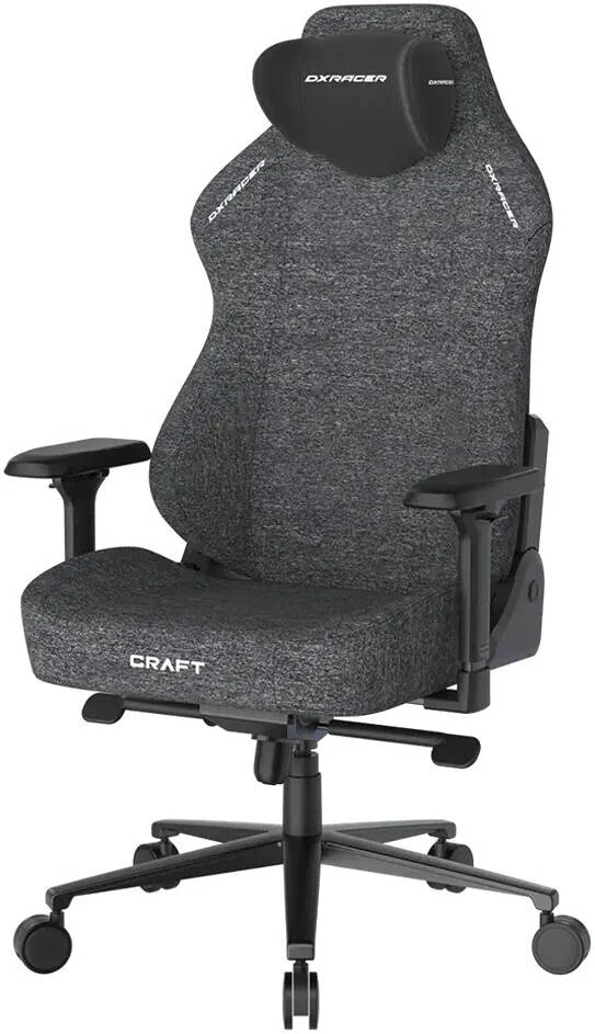 صندلی گیمینگ سری Craft DXRacer، پشتیبانی کمری یکپارچه دو بعدی، دسته های 4D، هیدرولیک کلاس 4، پشتیبانی از تکیه گاه پشتی 90 تا 135 درجه، روکش پارچه بافته شده، سایز بزرگ، مشکی / خاکستری | GC/LCF23FBE/BG صندلی گیمینگ سری Craft DXRacer، پشتیبانی کمری یکپارچه دو بعدی، دسته های 4D، هیدرولیک کلاس 4، پشتیبانی از تکیه گاه پشتی 90 تا 135 درجه، روکش پارچه بافته شده، سایز بزرگ، مشکی / خاکستری | GC/LCF23FBE/BG