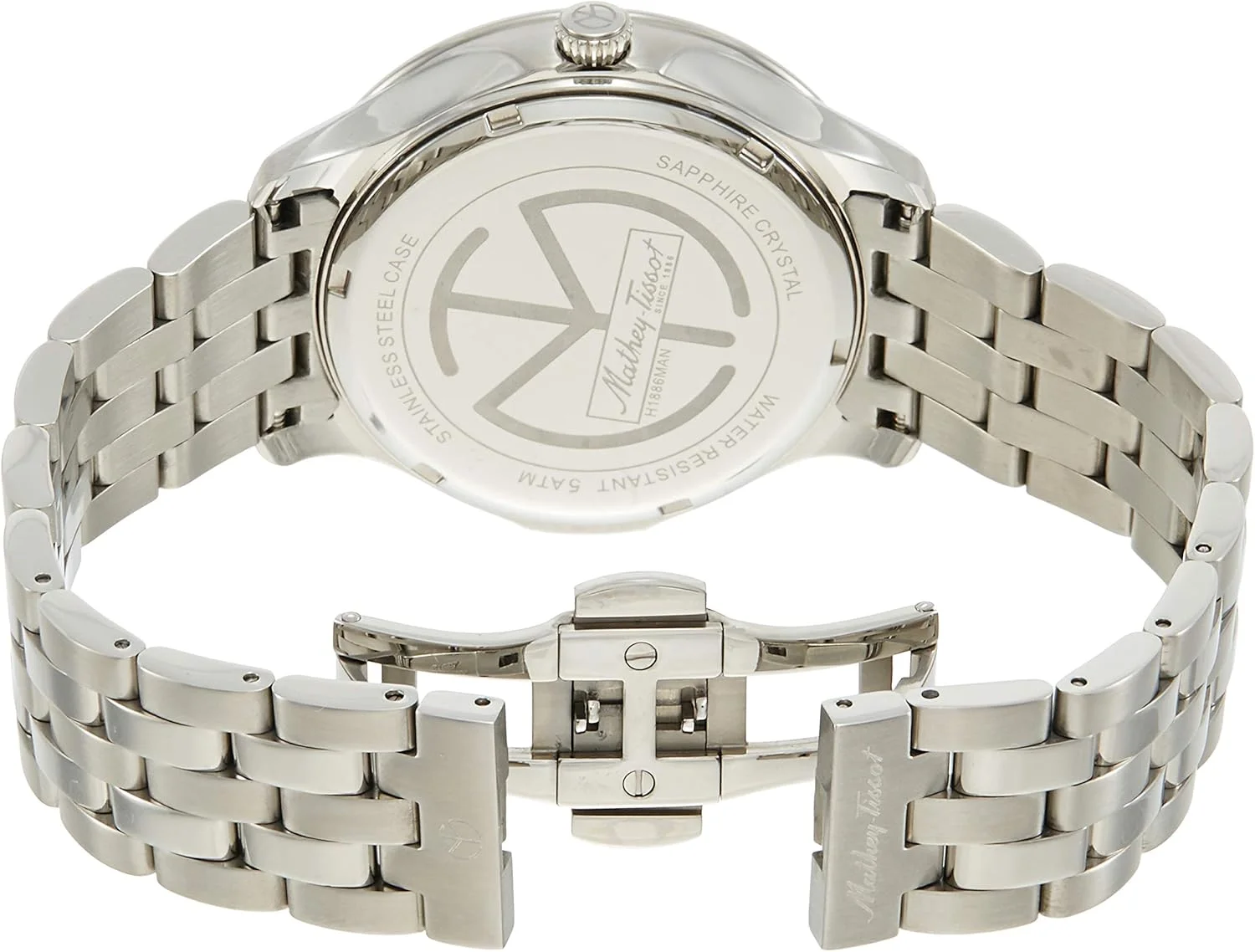 ساعت مچی مردانه متِی تیسو اِدموند صفحه مشکی مدل H1886MAN