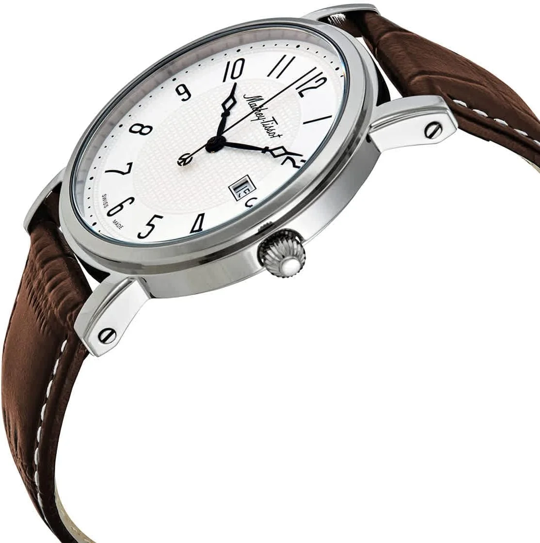 ساعت مچی مردانه متی تیسوت سیتی با صفحه سفید مدل HB611251AG ساعت مچی مردانه متی تیسوت سیتی با صفحه سفید مدل HB611251AG