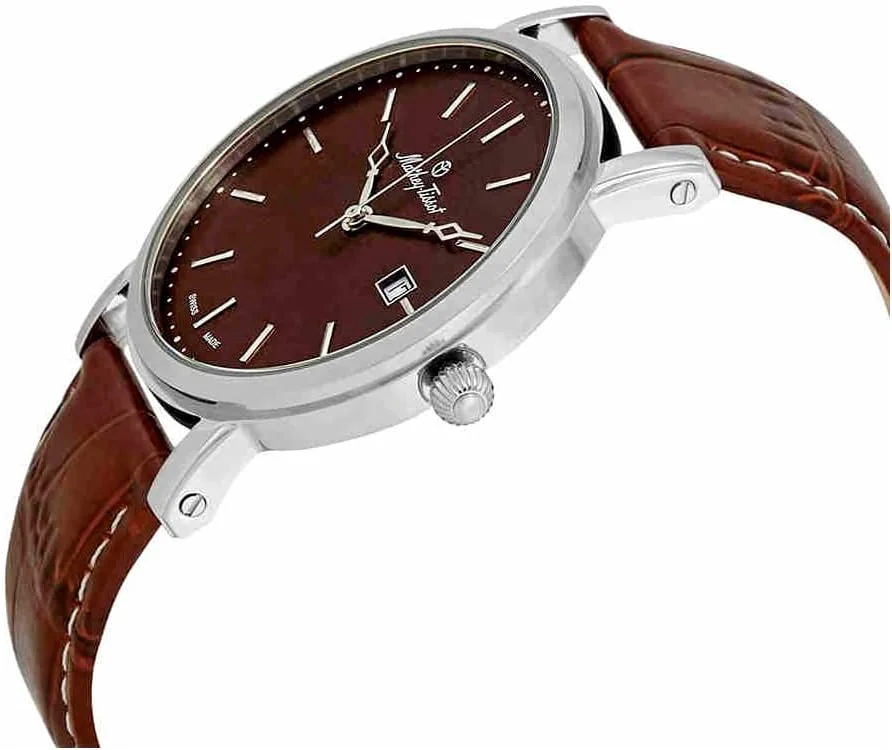 ساعت مچی مردانه Mathey-Tissot City با صفحه قهوه ای مدل HB611251AM ساعت مچی مردانه Mathey-Tissot City با صفحه قهوه ای مدل HB611251AM