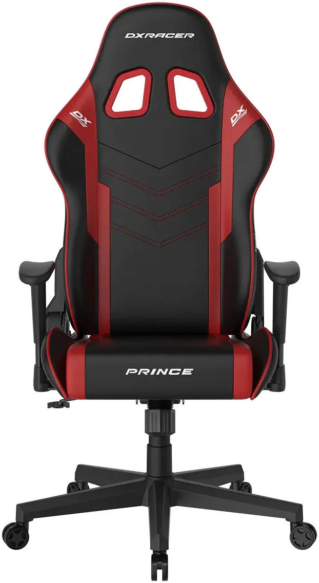 صندلی گیمینگ سری Prince مدل P132 با دسته‌های نرم تک بعدی، مشکی / قرمز | GC-P132-NR-F2-158
