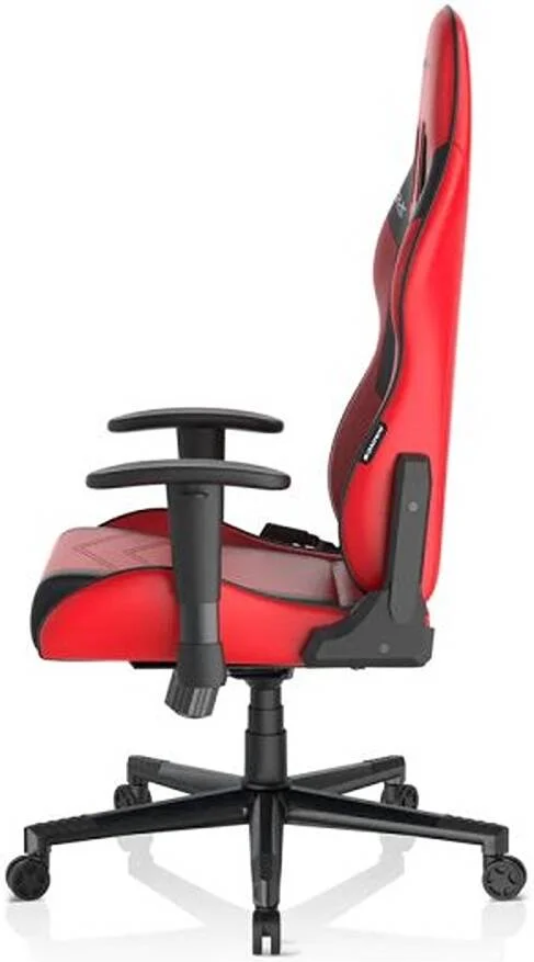 صندلی گیمینگ سری Prince مدل P132 DXRacer، فریم فولادی داخلی قوی، دسته های 1D با سطح نرم، پایه فلزی پنج پر مستحکم با روکش پلاستیکی، مناسب تا 180 سانتی متر و 130 کیلوگرم، قرمز و مشکی | GC-P132-RN-F2-01 صندلی گیمینگ سری Prince مدل P132 DXRacer، فریم فولادی داخلی قوی، دسته های 1D با سطح نرم، پایه فلزی پنج پر مستحکم با روکش پلاستیکی، مناسب تا 180 سانتی متر و 130 کیلوگرم، قرمز و مشکی | GC-P132-RN-F2-01