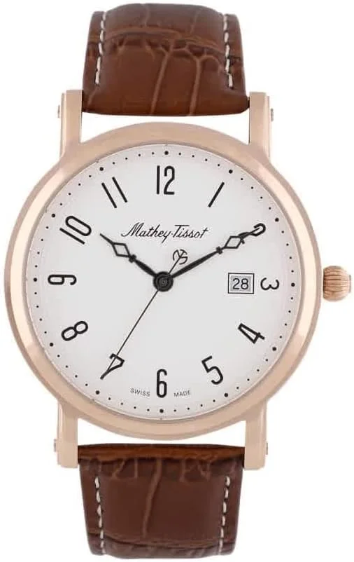 ساعت مچی مردانه متی تیسوت سیتی صفحه سفید مدل H611251PG