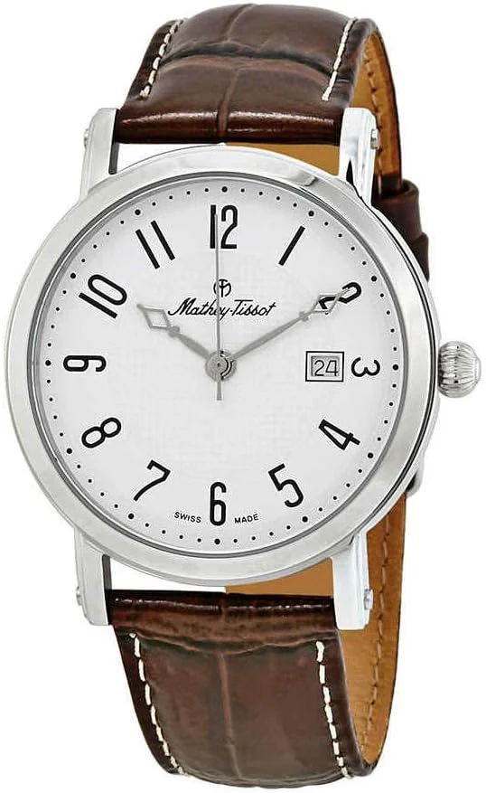 ساعت مچی مردانه Mathey-Tissot City با صفحه سفید مدل H611251AG