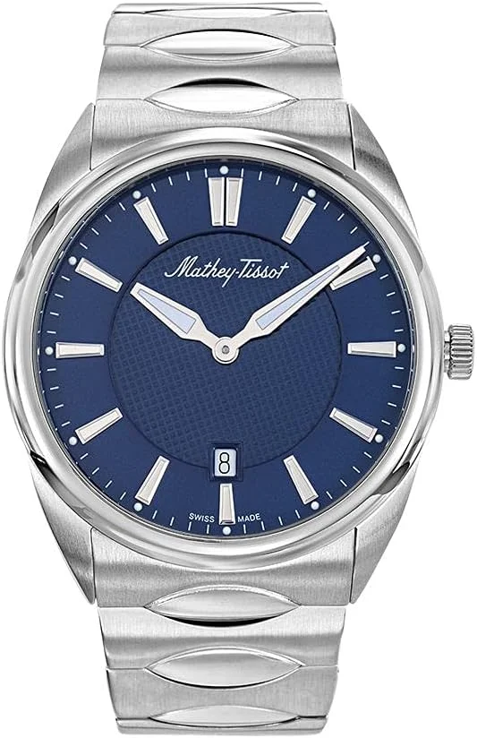 ساعت مچی مردانه متِی تیسوت مدل Anaconda با صفحه آبی H791ABU