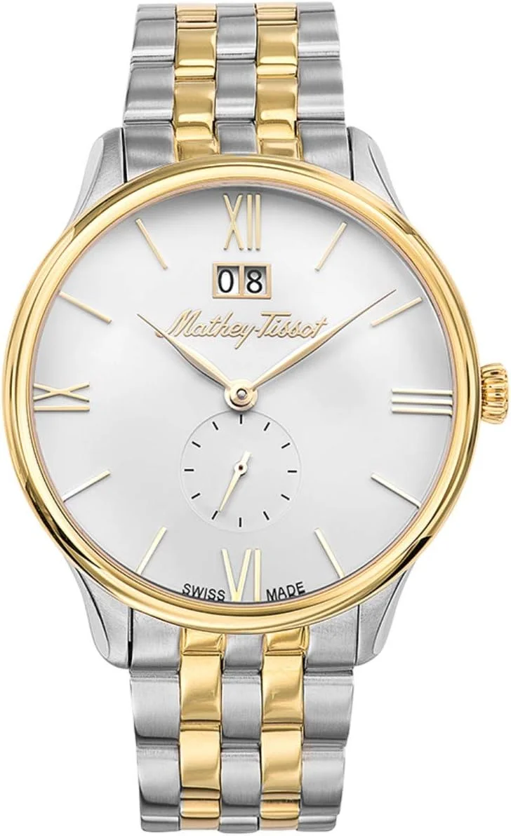 ساعت مچی مردانه متِی تیسو مدل آنالوگ با صفحه نقره‌ای - H1886MBI