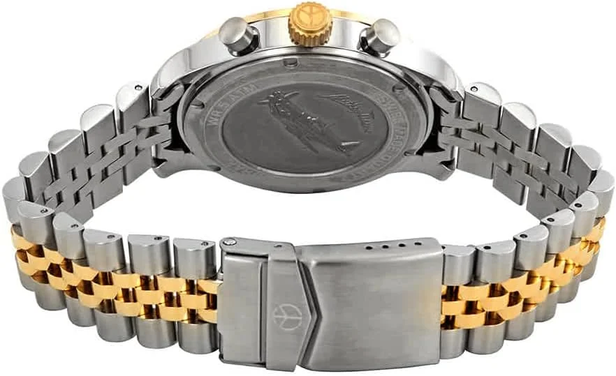 ساعت مچی مردانه متای تیسوت مدل Type 22 کرنوگراف با صفحه مشکی H1822CHBN