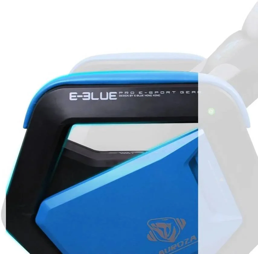 مبل گیمینگ ای-بلو با پشتی قابل تنظیم، زاویه خوابیده ۹۰ - ۱۵۰ درجه، ارتقاء دسته، اسفنج متراکم فنری، پایه های ضد لغزش، دسته پلاستیکی ABS، آبی | EEC360BBAA-IA