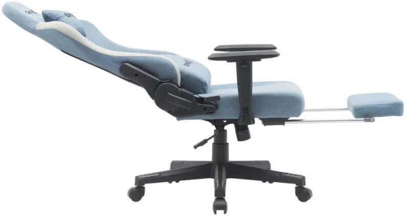 صندلی گیمینگ Gamax با زیرپایی، دسته قابل تنظیم، چرخش 360 درجه با پارچه مرغوب، پایه 5 نقطه ای ساخته شده با استحکام بالا که تا 120 کیلوگرم را تحمل می کند، آبی روشن | BS-7970 صندلی گیمینگ Gamax با زیرپایی، دسته قابل تنظیم، چرخش 360 درجه با پارچه مرغوب، پایه 5 نقطه ای ساخته شده با استحکام بالا که تا 120 کیلوگرم را تحمل می کند، آبی روشن | BS-7970