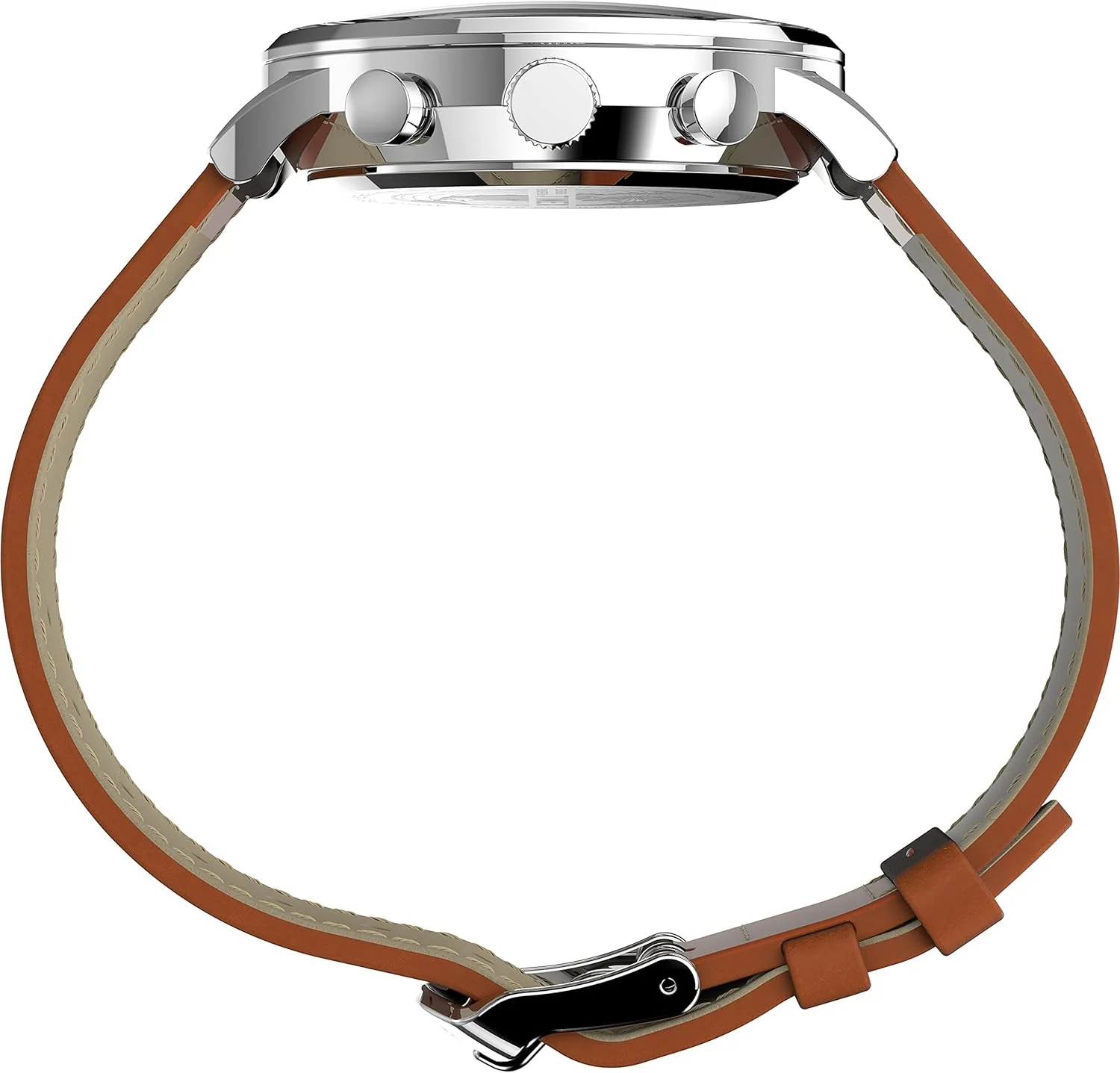 ساعت مچی مردانه تایمکس مدل Waterbury کرنوگراف با بند چرمی