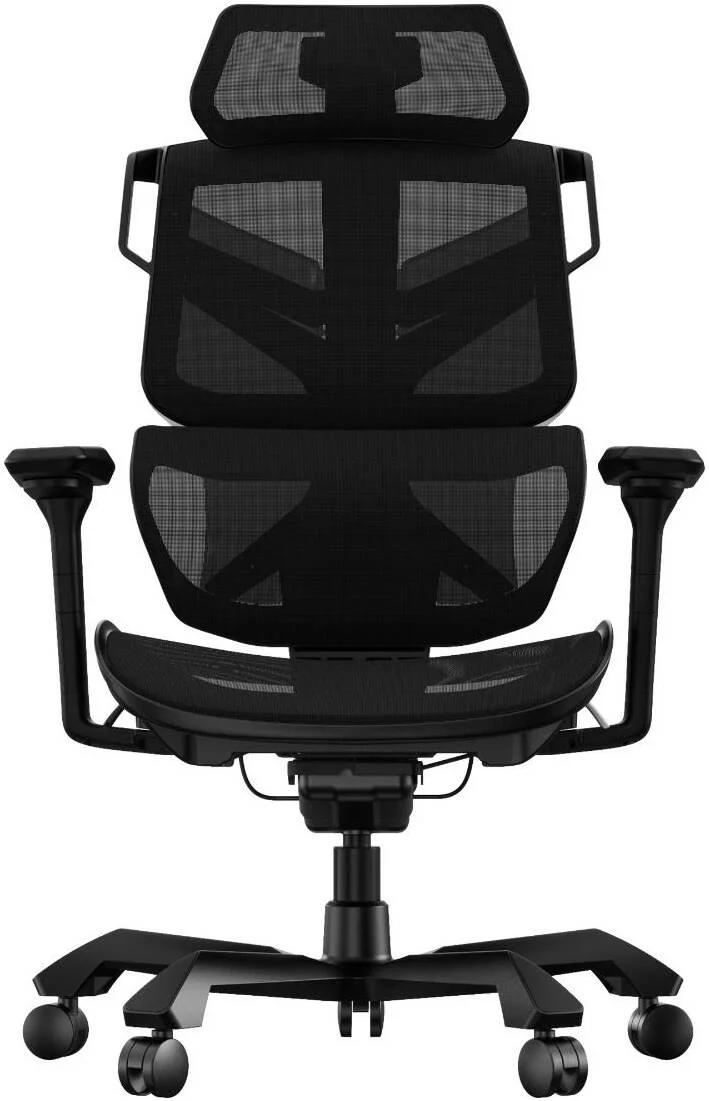 صندلی گیمینگ الیت کامندر گیمر تک، توری تنفسی با کیفیت بالا، چرخ های بی صدا، دسته قابل تنظیم سه طرفه، حداکثر تحمل وزن 125 کیلوگرم، مشکی | 616985066827