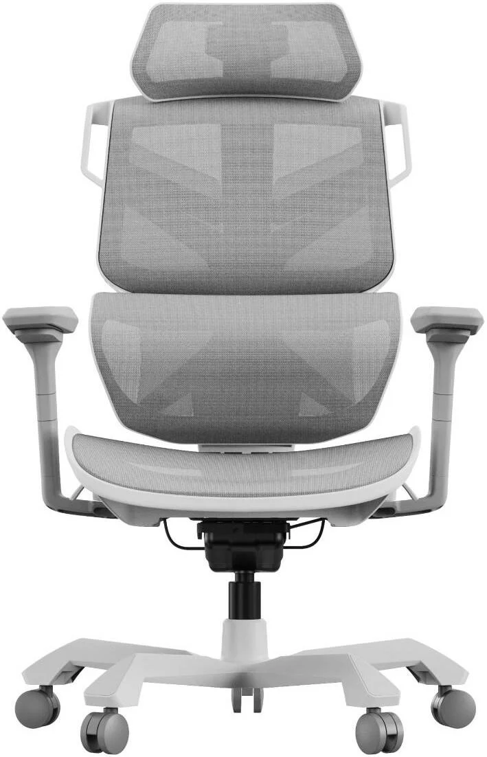 صندلی گیمینگ الیت کامندر گیمر تک، توری تنفسی با کیفیت بالا، چرخ های بی صدا، دسته قابل تنظیم سه طرفه، حداکثر تحمل وزن 125 کیلوگرم، سفید | 616985066834