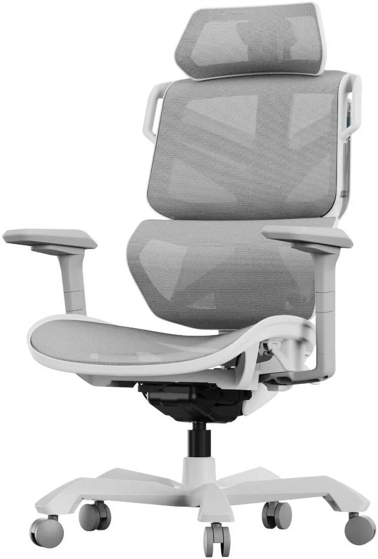 صندلی گیمینگ الیت کامندر گیمر تک، توری تنفسی با کیفیت بالا، چرخ های بی صدا، دسته قابل تنظیم سه طرفه، حداکثر تحمل وزن 125 کیلوگرم، سفید | 616985066834