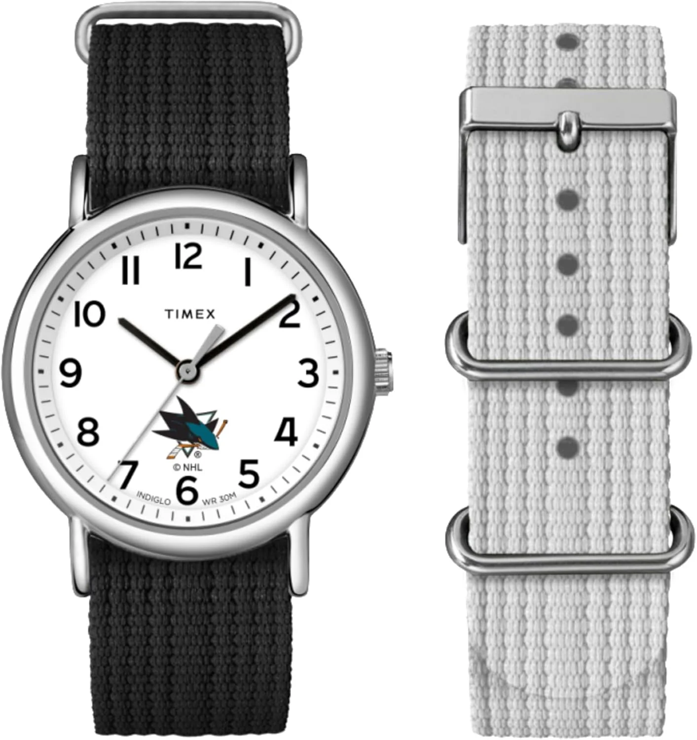 ساعت مچی تایمکس Weekender مدل Unisex با قطر 38 میلی متر - تیم San Jose Sharks