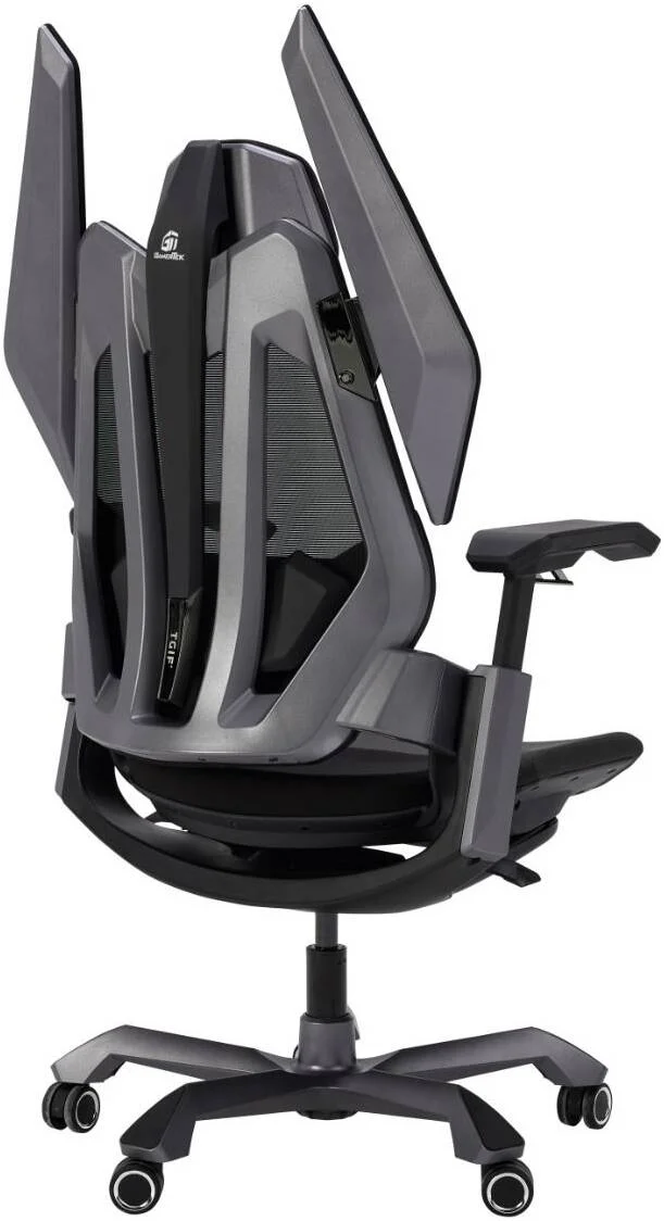 صندلی گیمینگ GamerTek Final Boss، کوسن فشار جزئی، دسته سه طرفه قابل تنظیم، پشتیبانی دوگانه کمر، پارچه با کیفیت بالا و توری تنفسی، حداکثر وزن 125 کیلوگرم، مشکی و خاکستری | FB-B/G صندلی گیمینگ GamerTek Final Boss، کوسن فشار جزئی، دسته سه طرفه قابل تنظیم، پشتیبانی دوگانه کمر، پارچه با کیفیت بالا و توری تنفسی، حداکثر وزن 125 کیلوگرم، مشکی و خاکستری | FB-B/G