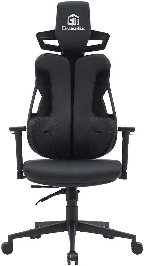 صندلی گیمینگ گیمر تک مدل Galactic Guardian Black Edition، فوم با چگالی بالا، قابلیت تکیه دادن، پشتیبانی از کمر و بالشتک سر، چرم PU، حداکثر وزن تا 150 کیلوگرم، مشکی | Black-Edition