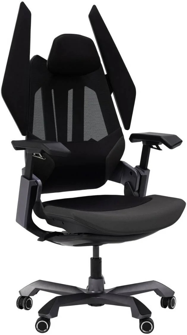 صندلی گیمینگ GamerTek Final Boss، کوسن فشار جزئی، دسته سه طرفه قابل تنظیم، پشتیبانی دوگانه کمر، پارچه با کیفیت بالا و توری تنفسی، حداکثر وزن 125 کیلوگرم، مشکی و خاکستری | FB-B/G صندلی گیمینگ GamerTek Final Boss، کوسن فشار جزئی، دسته سه طرفه قابل تنظیم، پشتیبانی دوگانه کمر، پارچه با کیفیت بالا و توری تنفسی، حداکثر وزن 125 کیلوگرم، مشکی و خاکستری | FB-B/G