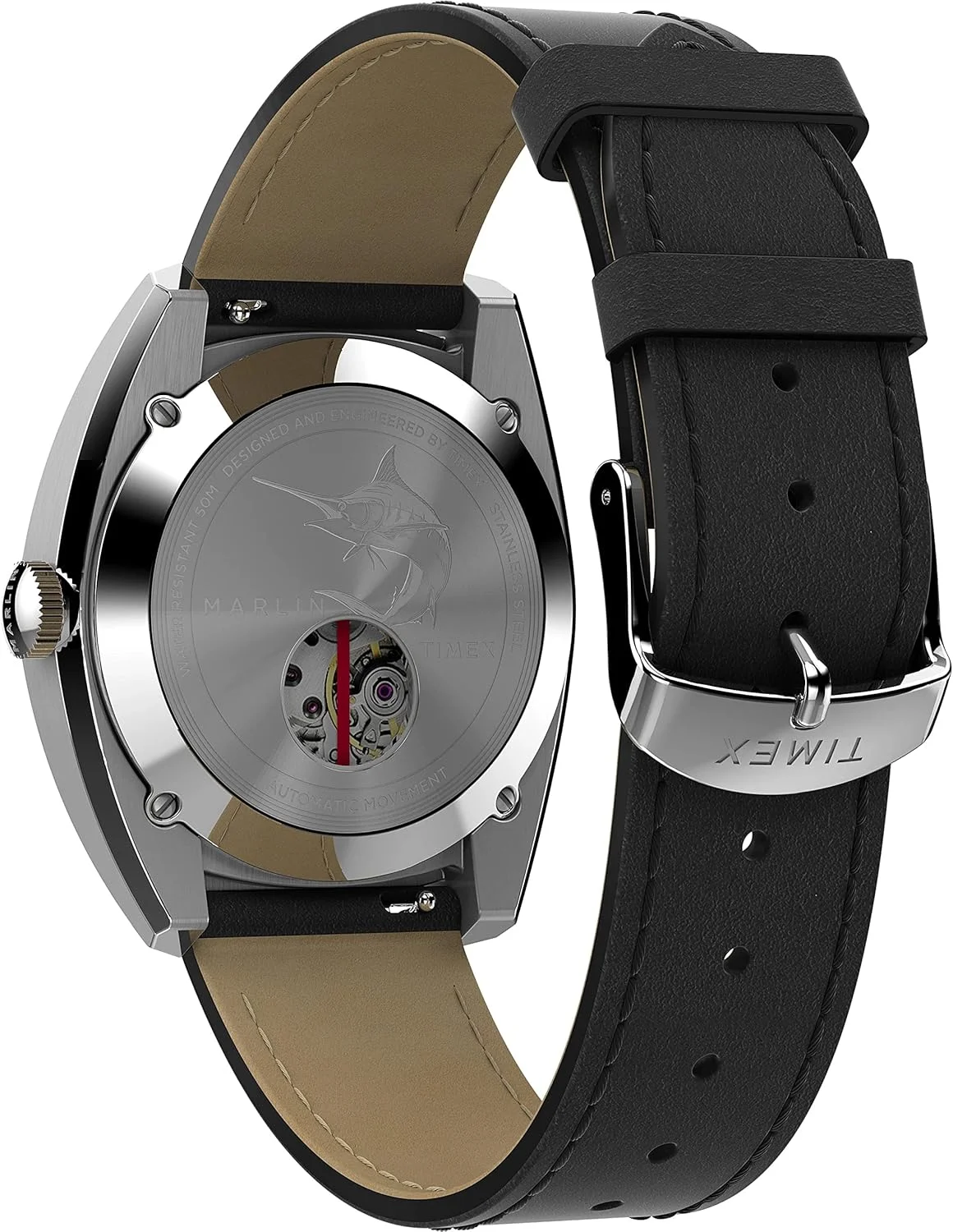 ساعت مچی مردانه اتوماتیک تایمکس با صفحه چند عقربه و بند چرمی مدل مارلین