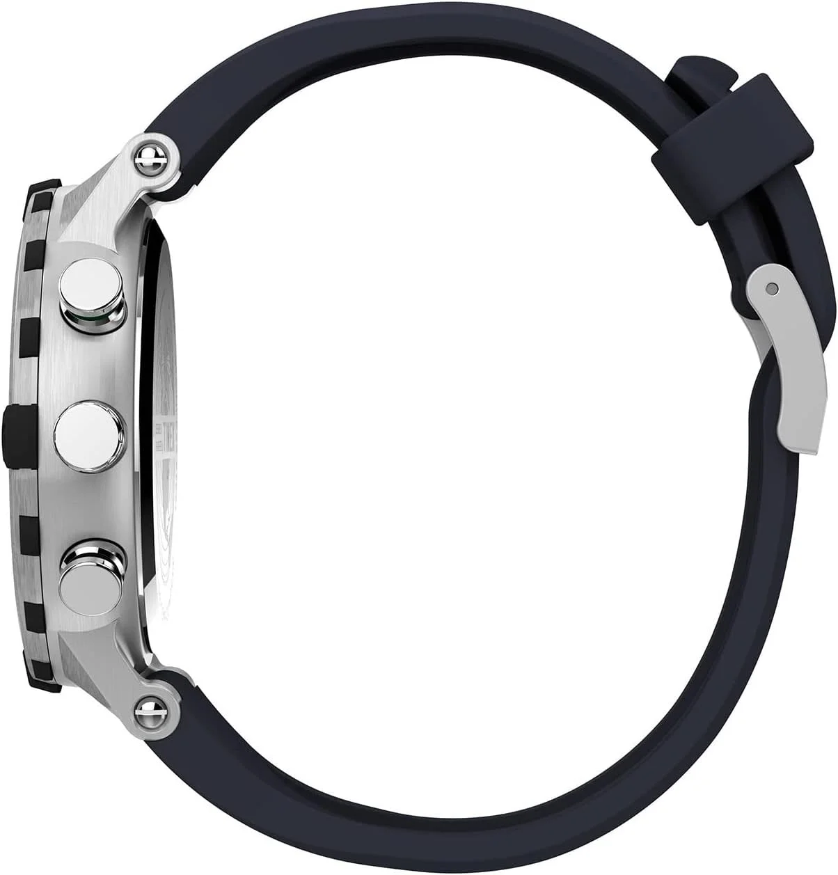 ساعت آنالوگ مردانه Timex TW2V22100 با بند رابر، آبی/آبی