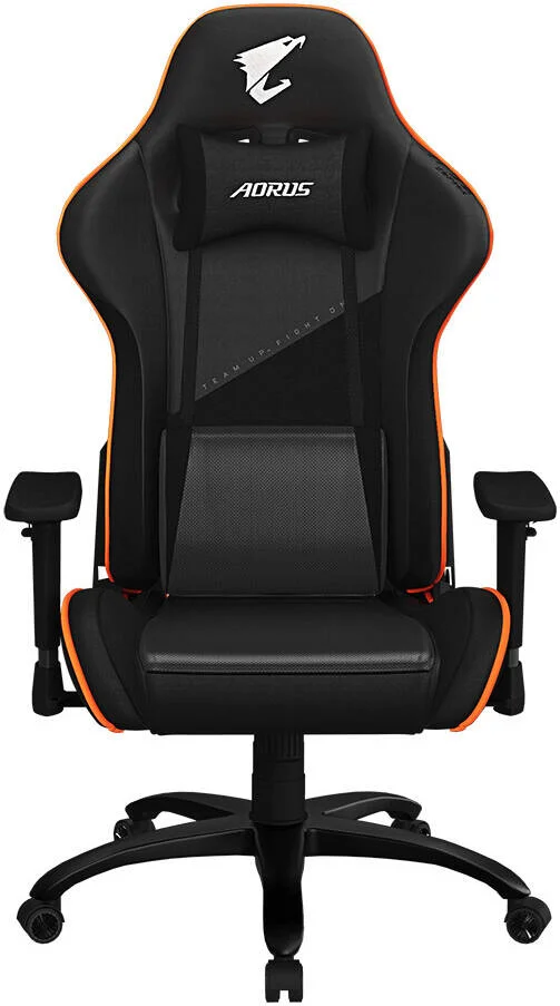 صندلی گیمینگ GIGABYTE AGC310، PU، فوم انعطاف پذیر با چگالی بالا، ساختار فولادی، دسته قابل تنظیم، کیفیت بالا، دارای گواهینامه BIFMA و دوام، مشکی و نارنجی | AGC310 صندلی گیمینگ GIGABYTE AGC310، PU، فوم انعطاف پذیر با چگالی بالا، ساختار فولادی، دسته قابل تنظیم، کیفیت بالا، دارای گواهینامه BIFMA و دوام، مشکی و نارنجی | AGC310