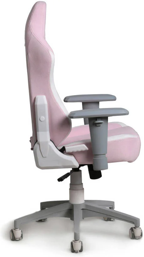 صندلی گیمینگ کودکانه NAVO Apex Junior، ارتفاع قابل تنظیم، دسته ها، پایه چرخان 360 درجه، بالشتک مغناطیسی سر و کمر، جنس پارچه نرم، صورتی ملایم | APEX-JR-PK صندلی گیمینگ کودکانه NAVO Apex Junior، ارتفاع قابل تنظیم، دسته ها، پایه چرخان 360 درجه، بالشتک مغناطیسی سر و کمر، جنس پارچه نرم، صورتی ملایم | APEX-JR-PK