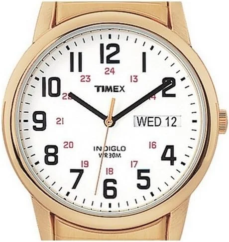 ساعت مچی مردانه تایمکس با صفحه خوانا و نمایش روز و تاریخ