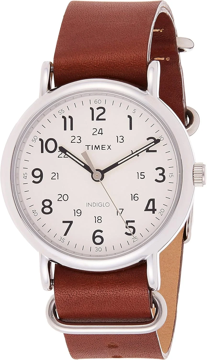 ساعت مچی مردانه تایمکس کوارتز، نمایشگر آنالوگ و بند چرمی - T2P495