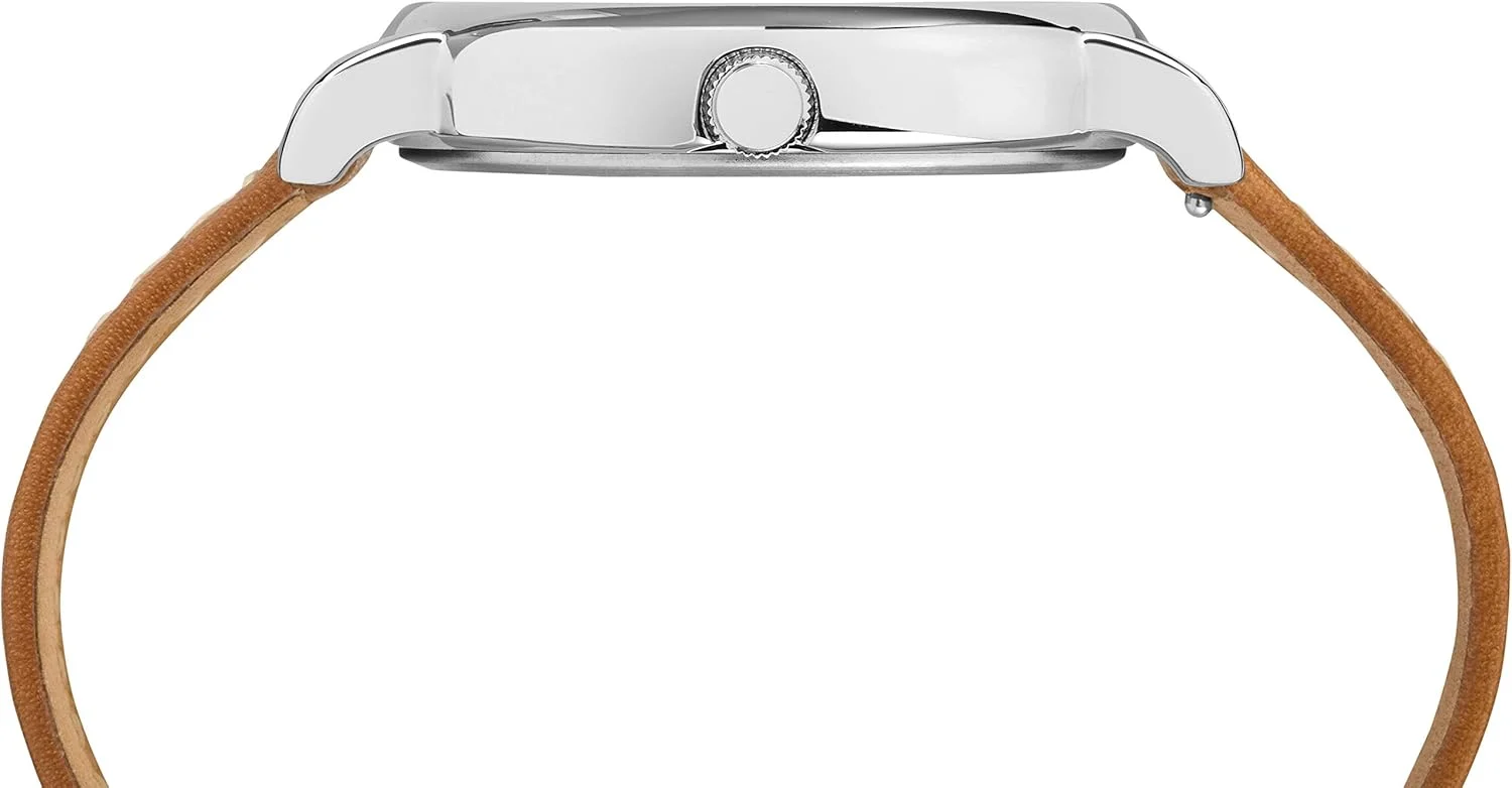 ساعت مچی مردانه تایمکس کوارتز، نمایشگر آنالوگ و بند چرمی