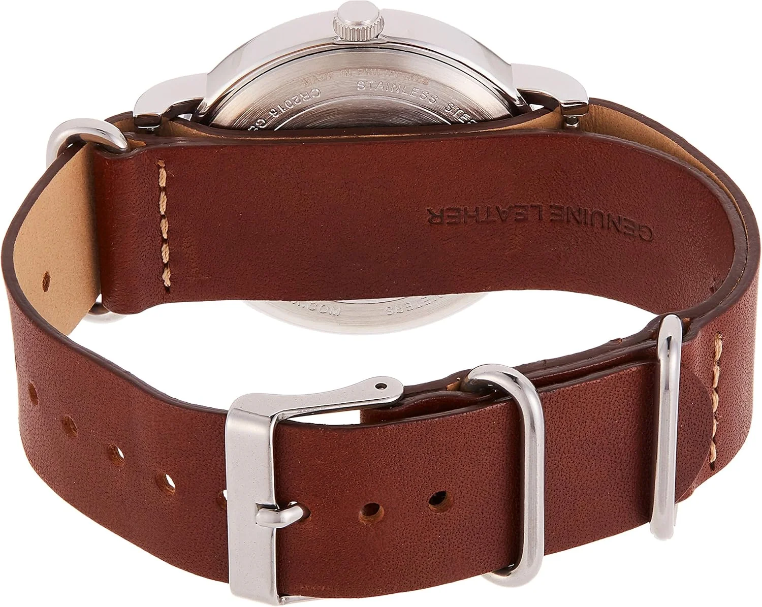 ساعت مچی مردانه تایمکس کوارتز، نمایشگر آنالوگ و بند چرمی - T2P495