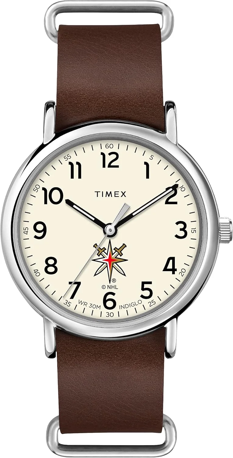 ساعت مچی کوارتز مردانه NHL Weekender با بند چرمی 40 میلی‌متری