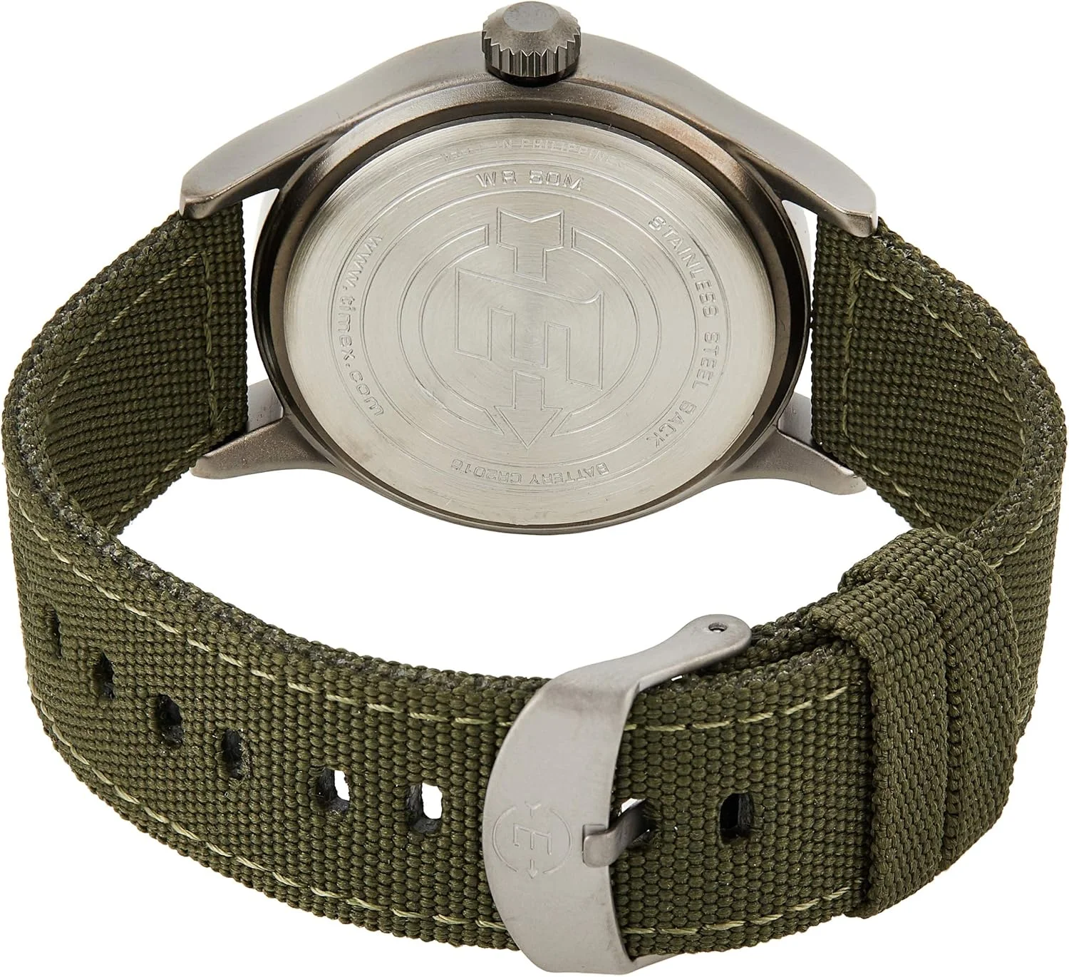 ساعت مچی مردانه تایمکس کوارتز، نمایشگر آنالوگ و بند پارچه ای - T49961