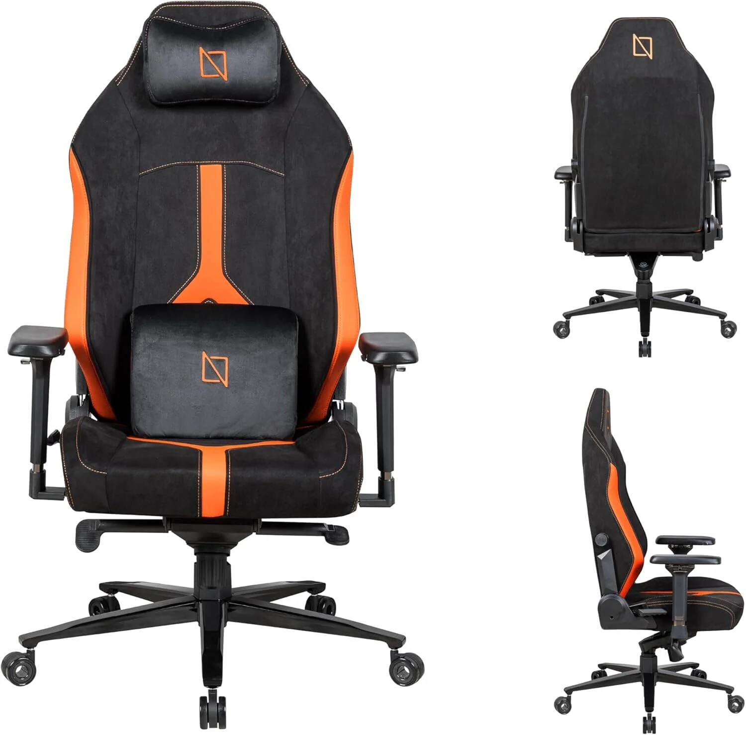 صندلی گیمینگ پشتی بلند Navodesk Apex Pro Max Evo Series، دسته های فلزی 4D قابل تعویض MAG، پشتیبانی کمری 4 جهته، هیدرولیک کلاس 4، تکیه گاه 155 درجه، پارچه HyperSuede، نارنجی آتشین | APEXMAX-EVO-FLO صندلی گیمینگ پشتی بلند Navodesk Apex Pro Max Evo Series، دسته های فلزی 4D قابل تعویض MAG، پشتیبانی کمری 4 جهته، هیدرولیک کلاس 4، تکیه گاه 155 درجه، پارچه HyperSuede، نارنجی آتشین | APEXMAX-EVO-FLO