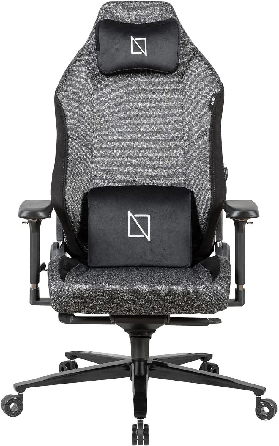 صندلی گیمینگ پشتی بلند Navodesk Apex Pro Max Ultra Weave، پشتیبانی کمری، دسته های 4D، تکیه گاه مغناطیسی سر، تکیه گاه 155 درجه، ظرفیت وزن 180 کیلوگرم، مشکی فوق العاده | APEX-PROMAX-UB