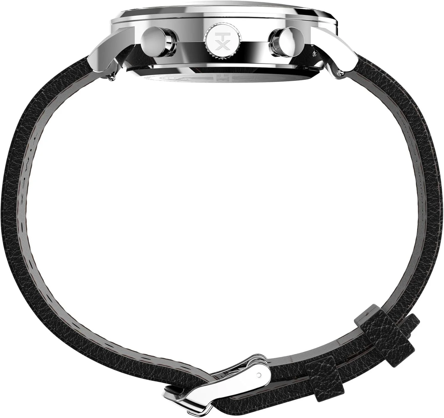 ساعت مچی مردانه تایمکس Waterbury Classic با قطر 40 میلی‌متر - بند مشکی، صفحه کرم، بدنه استیل ضد زنگ، مشکی