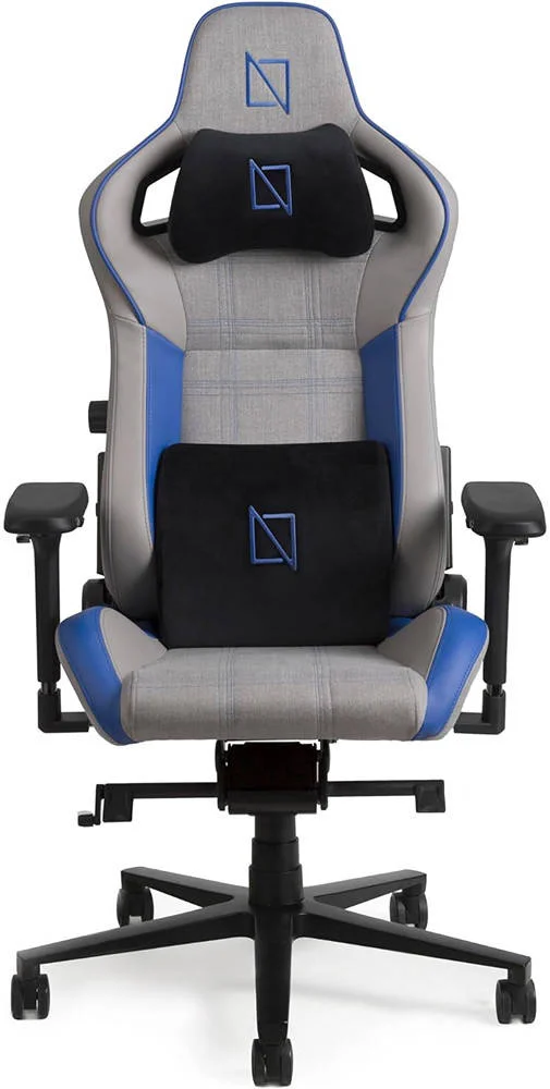 صندلی گیمینگ Navodesk Formula Series Apex Air، پشتیبانی کمری، دسته های 4D، بالشتک های فوم حافظه دار و تکیه گاه سر مغناطیسی، قابلیت خم شدن پشتی تا 155 درجه، ظرفیت وزنی 135 کیلوگرم، آبی مسابقه ای | APEXAIR-FS-RB