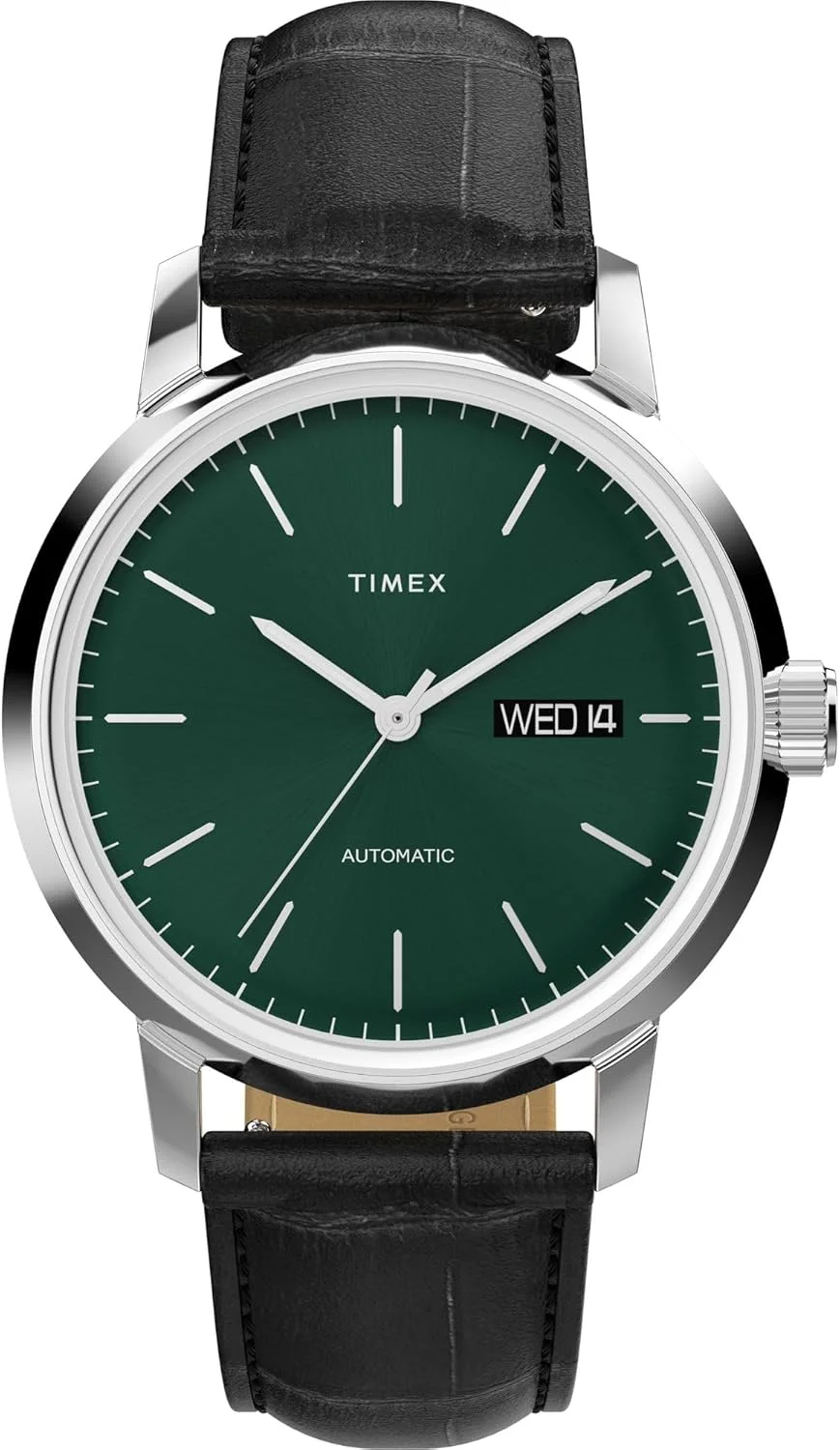 ساعت مردانه تایمکس مارلین 38 میلی‌متری - بند مشکی صفحه سبز بدنه استیل