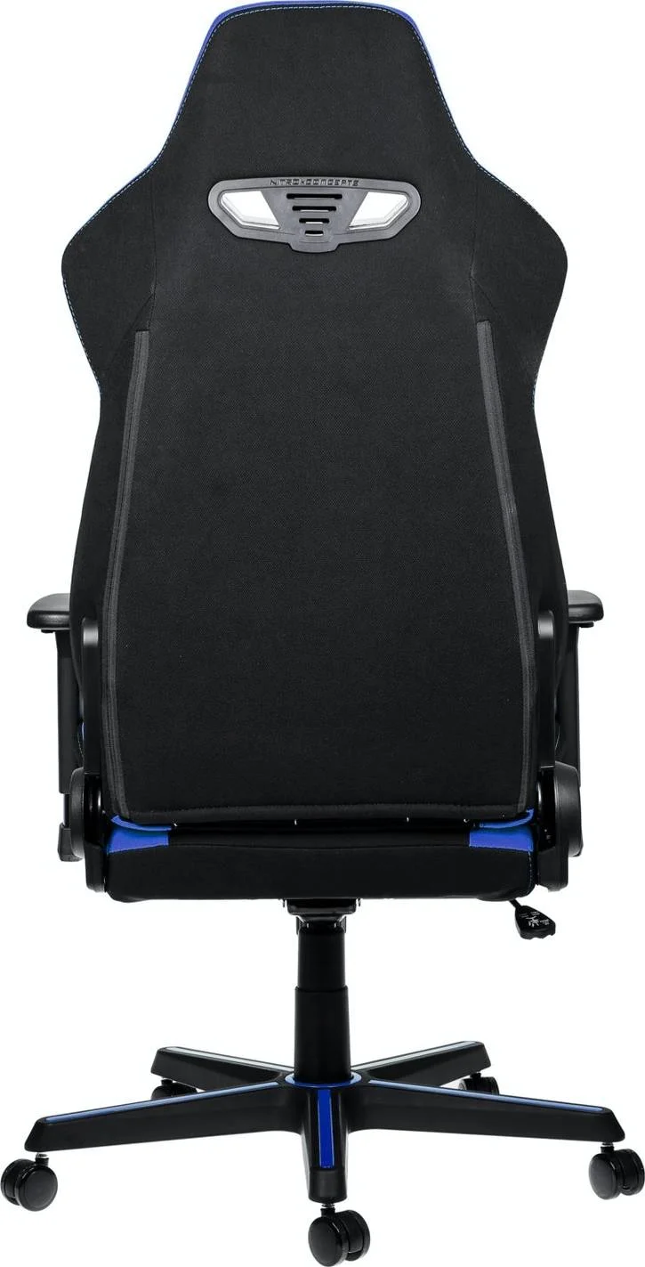 صندلی گیمینگ Nitro Concepts S300، دسته 3D، چرخ های 50 میلی متری، مکانیزم الاکلنگی عالی، روکش فوم سرد راحت، بالشتک های پشتیبانی سر و کمر، آبی | 675771