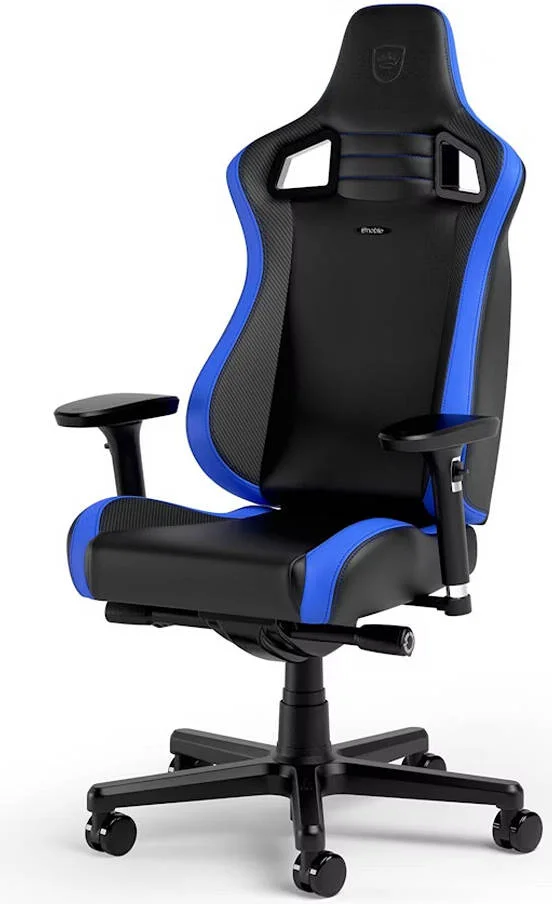 صندلی گیمینگ فشرده نوبل چیرز EPIC، چرم PU، دسته های سه بعدی و عمق صندلی قابل تنظیم، تکیه گاه تا 112 درجه، حداکثر بار 120 کیلوگرم، پشتیبانی کمری، چرخ ها، مشکی/کربن/آبی | 65459 صندلی گیمینگ فشرده نوبل چیرز EPIC، چرم PU، دسته های سه بعدی و عمق صندلی قابل تنظیم، تکیه گاه تا 112 درجه، حداکثر بار 120 کیلوگرم، پشتیبانی کمری، چرخ ها، مشکی/کربن/آبی | 65459