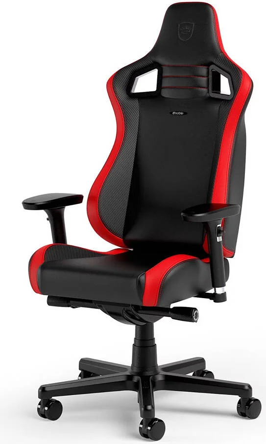 صندلی گیمینگ فشرده نوبل چیرز EPIC، چرم PU، دسته های سه بعدی و عمق صندلی قابل تنظیم، تکیه گاه تا 112 درجه، حداکثر ظرفیت 120 کیلوگرم، پشتیبانی کمری، چرخ ها، مشکی/کربن/قرمز | 65461 صندلی گیمینگ فشرده نوبل چیرز EPIC، چرم PU، دسته های سه بعدی و عمق صندلی قابل تنظیم، تکیه گاه تا 112 درجه، حداکثر ظرفیت 120 کیلوگرم، پشتیبانی کمری، چرخ ها، مشکی/کربن/قرمز | 65461